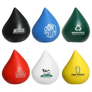 Balle anti-stress personnalisée en forme de goutte d'eau bleue, balle anti-stress en forme de goutte d'eau, jouet anti-anxiété écologique avec logo personnalisé - Product Image 5