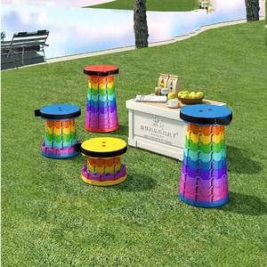 <span class=keywords><strong>Tabouret</strong></span> <span class=keywords><strong>pliable</strong></span> rétractable, chaise portable en plastique télescopique pour adultes, camping, pêche, <span class=keywords><strong>jardin</strong></span>, <span class=keywords><strong>tabouret</strong></span> <span class=keywords><strong>pliable</strong></span> d'attente - Product Image 6