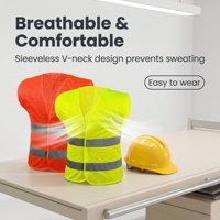 Gilet de sécurité en maille de travail extérieur pour travailleurs réfléchissants brillants polyvalents haute visibilité personnalisés Offre Spéciale