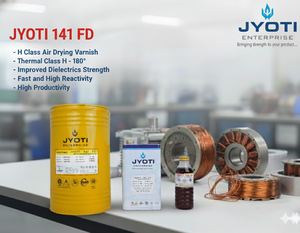 Vernis isolant haute tension classe H Jyoti 141 FD, application au pinceau à séchage à l'air, utilisation pour moteur et transformateur - Product Image 4