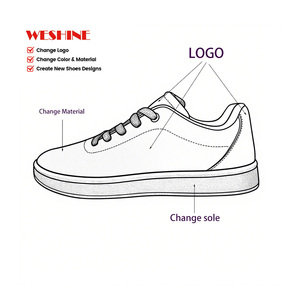 Zapatillas de Cuero Estilo Británico Retro, Zapatos de Trabajo Cosidos a Mano, Entresuela de EVA, Logotipo Personalizado, Resistentes al Desgaste, Zapatillas de Plataforma para Toda Temporada - Product Image 3