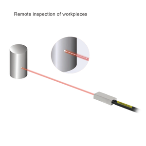 Sonde de capteur à fibre optique haute puissance Senpum, à réflexion diffuse, faisceau focalisé, résistance flexible, pour FU-40 - Product Image 1