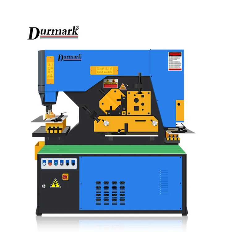 Mesin Pencukur dan Pelubang Hidrolik Desain Dapat Disesuaikan Disetujui Ce Piranha Ironworker