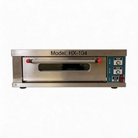 Four électrique commercial en acier inoxydable à un seul niveau et un seul plateau avec minuterie à bouton et divers types de commandes pour la cuisson