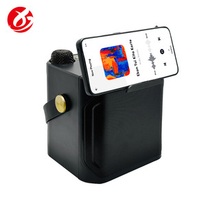 Mini Altoparlante <span class=keywords><strong>Karaoke</strong></span> con Microfoni, Stereo 3D Portatile Wireless <span class=keywords><strong>Bluetooth</strong></span> con Doppi Microfoni - Product Image 3