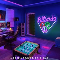 Enseigne néon personnalisée lumière LED pour billard tennis de table jeux de casino pour la maison mariage bars pubs événements d'affaires centres commerciaux