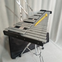 Glockenspiel professionnel en aluminium à 37 notes avec support métallique réglable et sac de transport pour l'éducation musicale