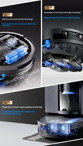 หุ่นยนต์ดูดฝุ่นถูพื้น DEEBOT X12 Omni Cyclone พร้อมแรงดูด 22000Pa ระบบ OZMO Roller PowerBoost ชาร์จไฟได้ ใช้ในครัวเรือน - Product Image 6