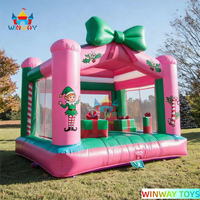 Nouvelle conception de château gonflable de Noël personnalisé en PVC, Le Casse-Noisette, pour la location