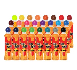 Marqueurs de bingo CH-2802 avec pointe tampon, 24 couleurs et pointe de 10 mm, pour jeu de <span class=keywords><strong>loto</strong></span>, marqueurs à points lavables - Product Image 4