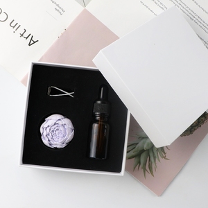Ingrosso profumato in ceramica peonia fiore per auto fermaglio Aroma deodorante per ambienti per la casa diffusore di oli essenziali di fragranza in porcellana - Product Image 4