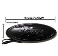 Feux LED de logo de voiture statiques pour Ford F150 F250 F350 Edge Explorer, feux arrière avant avec logo central