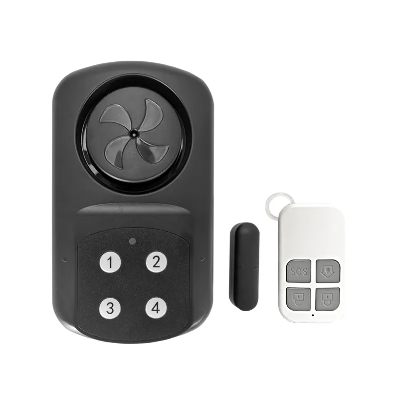 Dispositivo de controle remoto à prova d'água, compatível com alarme do sensor da porta, anti-roubo
