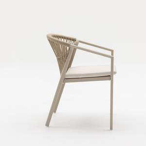 Sillas de Comedor Uland Moren para Restaurante, Diseño Novedoso, Muebles de Acero y Cuerda para Balcón y Jardín - Product Image 6