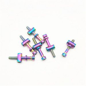 <span class=keywords><strong>Repuestos</strong></span> de <span class=keywords><strong>bicicleta</strong></span> M5x30/40mm <span class=keywords><strong>bicicleta</strong></span> de montaña aleación de titanio tija de sillín tornillo de fijación Blot - Product Image 6