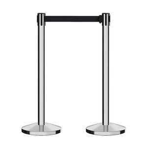 Thép Không Gỉ Retractable Belt Barrier Cho Hàng Đợi Và Tách Người - Product Image 1