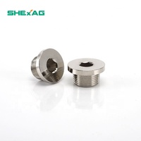 Échantillon Gratuit - Bouchon d'Arrêt/Obturateur en Laiton et Acier Inoxydable Type M G NPT, Tête Allen/Dôme, IP66, IP68