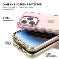 Soonleader Transparent Shell Fournisseur Jaune Résistant Couverture de Téléphone Portable Étui Souple en TPU pour iPhone 16 15 Pro Max Protection