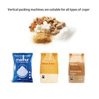 Machine de pesage et d'emballage de riz entièrement automatique à grande vitesse pour sachets VFFS de 1 kg à 5 kg
