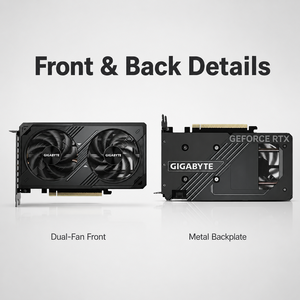 การ์ดจอ GeForce RTX 5060 WindForce OC 8GB พัดลมคู่ SFF DLSS 4 Ray Tracing AI GPU สำหรับเล่นเกม PC ใหม่ PCI ระดับมืออาชีพ GeF - Product Image 5