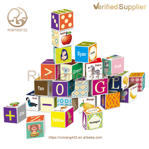 Fourniture d'usine puzzle cognitif cube d'apprentissage jouet bloc de construction Puzzle bloc de construction jouet cadeau pour les enfants - Product Image 3