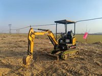 Mini-excavatrice SANY SY 16C d'occasion, 1,6 tonne, moteur Isuzu, godet de 0,2 m, puissance de 14,6 kW, avec inspection vidéo, à vendre