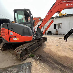 Original Japan Used Hitachi ZX55 ZX50 5.5 Ton <b>small</b> digger Excavator with Yanmar Engine In Stock Fast Delivery - Product Image 2