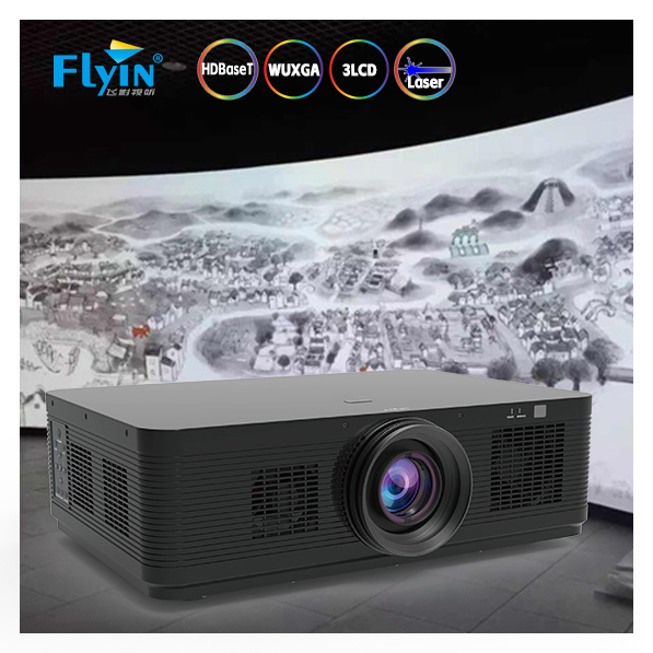 Flyin 3d Mapping Projector Laser Projectors & Presentation Equipments 10000 Lumens 4k Cinema Outdoor Water Screen Projection