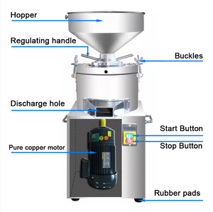 Molino Coloidal <span class=keywords><strong>HEDE</strong></span> de Venta Directa para Moler Nueces, Pasta de Almendras, Sésamo, Avellanas y Mantequilla de Maní - Product Image 5