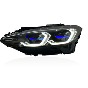 Ensemble de phares laser à LED modifiés bicolores pour <span class=keywords><strong>BMX</strong></span> 4 Series G22 G23 G26 G80 G82 <span class=keywords><strong>M3</strong></span> M4 Blanc Jaune DRL Switch 6000k Nouveau - Product Image 2