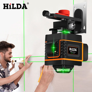 Automático de nivelación giratorio 360 de rotary <span class=keywords><strong>4D</strong></span> <span class=keywords><strong>hilda</strong></span> láser de la línea verde rojo rayo láser nivel <span class=keywords><strong>4d</strong></span> 16 líneas metro - Product Image 5