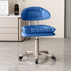 Manicurist Professional <b>Chair</b> Protect Back Nail Shop <b>Leather</b> Silent Rolling <b>Chair</b> With Wheels Portable <b>Chair</b> - Product Image 6