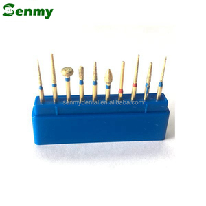 N801C Glod Diamond Bur Kit Herramientas de perforación dental para uso en taladro en Cinic in Lab - Product Image 6