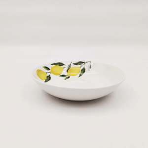 Lot <span class=keywords><strong>de</strong></span> 18 pièces <span class=keywords><strong>de</strong></span> vaisselle <span class=keywords><strong>en</strong></span> céramique motif citron frais pour <span class=keywords><strong>service</strong></span> <span class=keywords><strong>de</strong></span> <span class=keywords><strong>table</strong></span>, assiettes et bols pour 6 personnes, prix <span class=keywords><strong>de</strong></span> gros - Product Image 1