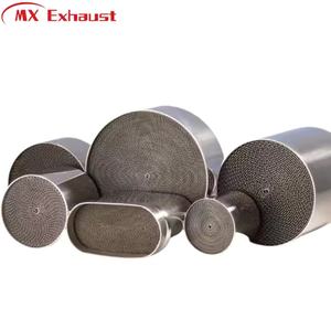 Evrensel katalitik konvertör Euro <span class=keywords><strong>2</strong></span>-5 otomobil egzoz için yüksek kaliteli seramik/metalik petek katalitik konvertör - Product Image 4