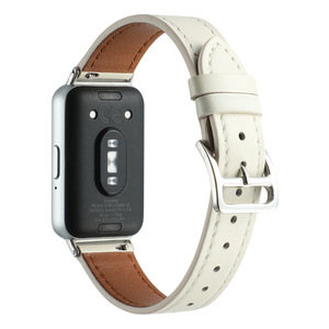 Le nouveau bracelet de montre en cuir confortable et doux à armure toile pour Samsung Galaxy Fit3 pour Galaxy Fit3 - Product Image 5