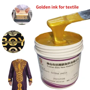 Shini pasta de ouro textil para pintura