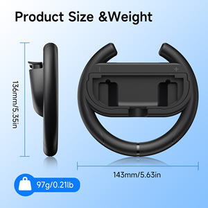 <span class=keywords><strong>EasySMX</strong></span> A01Controller Joypad Volante para <span class=keywords><strong>Nintendo</strong></span> <span class=keywords><strong>Switch</strong></span> 2 Juego de accesorios de juego de carreras 2 en 1 - Product Image 5