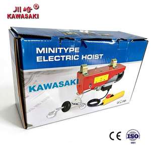Alat Angkat Listrik Portabel Kapasitas <span class=keywords><strong>100kg</strong></span> hingga 1200kg Mini Overhead <span class=keywords><strong>Lifting</strong></span> Winch Dengan Tali Kawat untuk Gudang Pabrik - Product Image 4