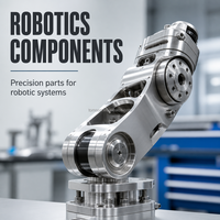 Pièces usinées CNC multi-axes en acier inoxydable 316L, titane, aluminium – Fournisseur de composants de précision pour la robotique
