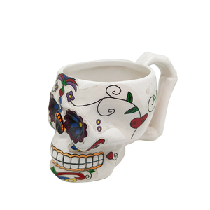 Tazas de Leche de Cerámica Creativas y Ecológicas, Tazas de Café de Halloween, Decoración del Hogar, Calaveras, Regalos Personalizables de Alta Calidad con Certificación CE - Product Image 1