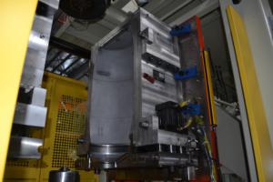 Automatische Doppel ring große HDPE 160L 200 Liter 55 Gallonen blaue chemische Fass trommel 220L Extrusion sblasform maschine - Product Image 5
