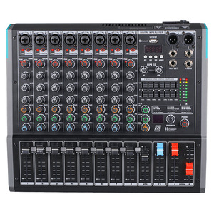 Bàn trộn âm thanh chuyên nghiệp <span class=keywords><strong>DJ</strong></span> 6 kênh PA Series, tích hợp USB, 99DSP kỹ thuật số, dùng cho phòng thu âm và thiết bị âm thanh sân khấu - Product Image 4