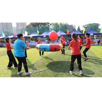 Grosir permainan tim bangunan bahan PVC IFUN merek balon palu Luncur dilipat pertempuran anak-anak permainan raksasa palu luar ruangan