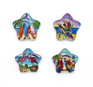 Imán de Cristal para Refrigerador con Diseño de Tortuga Marina 3D, Recuerdo de las Bahamas, Venta al Por Mayor Personalizada por el Fabricante - Product Image 3