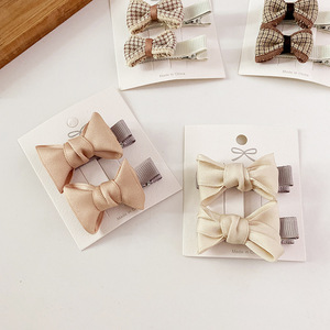 Lote de 2 pinzas para el pelo para niña pequeña, accesorios coreanos para el cabello para niña pequeña, pasadores de bebé, horquilla para adolescentes - Product Image 5