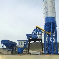 Central Beton 25 35 50 75 100 M3/h Impianto di Betonaggio per Calcestruzzo Preconfezionato Stazionario con Tramoggia e Benna