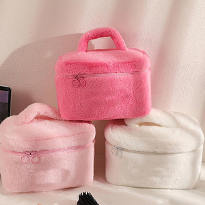 Du lịch sang trọng trang điểm túi cho phụ nữ Trọng lượng nhẹ trang điểm tổ chức với xây dựng trong Túi Ráp Túi mỹ phẩm - Product Image 6