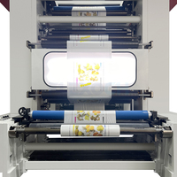 Machine d'impression flexographique CI pour les sachets de snacks, les sachets de café, les emballages de chocolat et les films d'emballage pour aliments pour animaux de compagnie