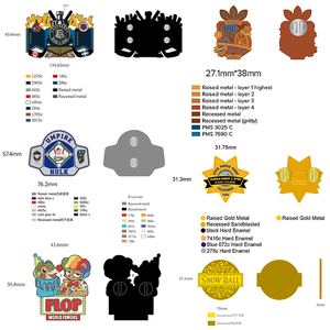 Broche magnétique personnalisée avec emblème, logo de vêtement, épingle de revers en métal, épinglette en émail souple ou rigide, motif chat anime mignon, pour chapeau ou badge - Product Image 2